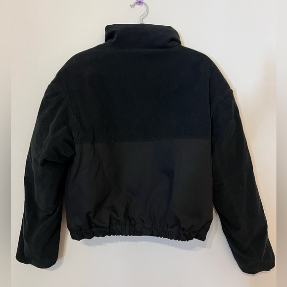 NWT Italian-Made Corduroy & Denim Bomber Jacket MSRP $248 - Picture 7 of 9